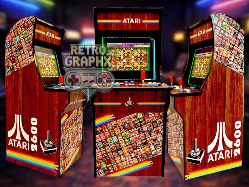 Atari | Design arcade1up complet | Fichiers digitaux PDF PSD