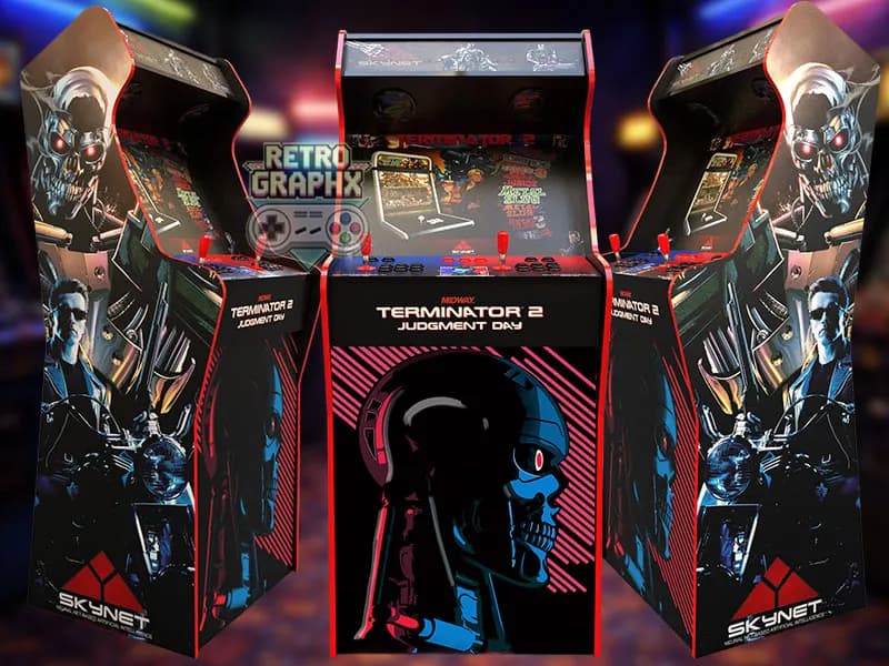 Terminator| Design arcade complet | Fichiers digitaux PDF PSD