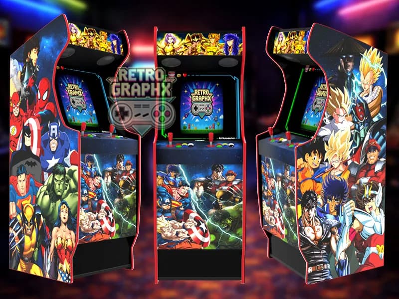 Multi80 games | Design Micro center complet | Fichiers digitaux PDF PSD