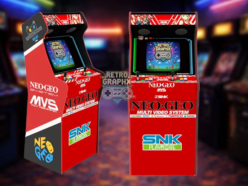 NeoGeo MVS | Design Micrro center complet | Fichiers digitaux PDF PSD