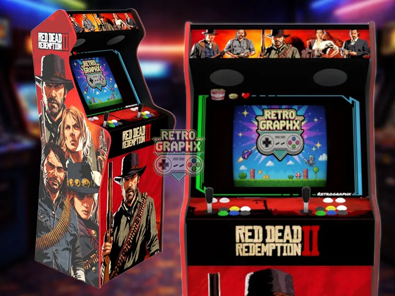 Red Dead Redemption | Design Micro center complet | Fichiers digitaux PDF PSD