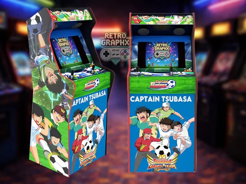 Captain tsubara | Design Micro center complet | Fichiers digitaux PDF PSD