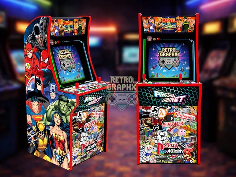 Multi80 games | Arcade1up Design | Fichiers digitaux PDF PSD