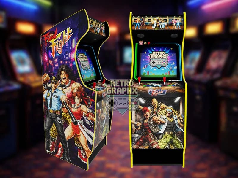 Final Fight | Euro Edition | Fichiers digitaux PDF PSD arcade design - front view