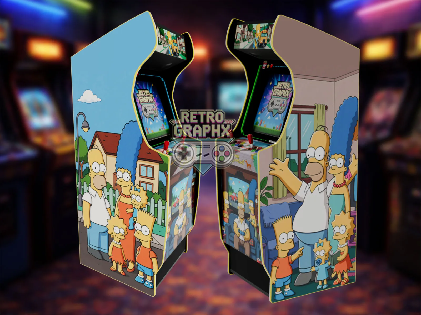 The Simpsons | Euro Edition | Fichiers digitaux pour borne d'arcade - PDF PSD