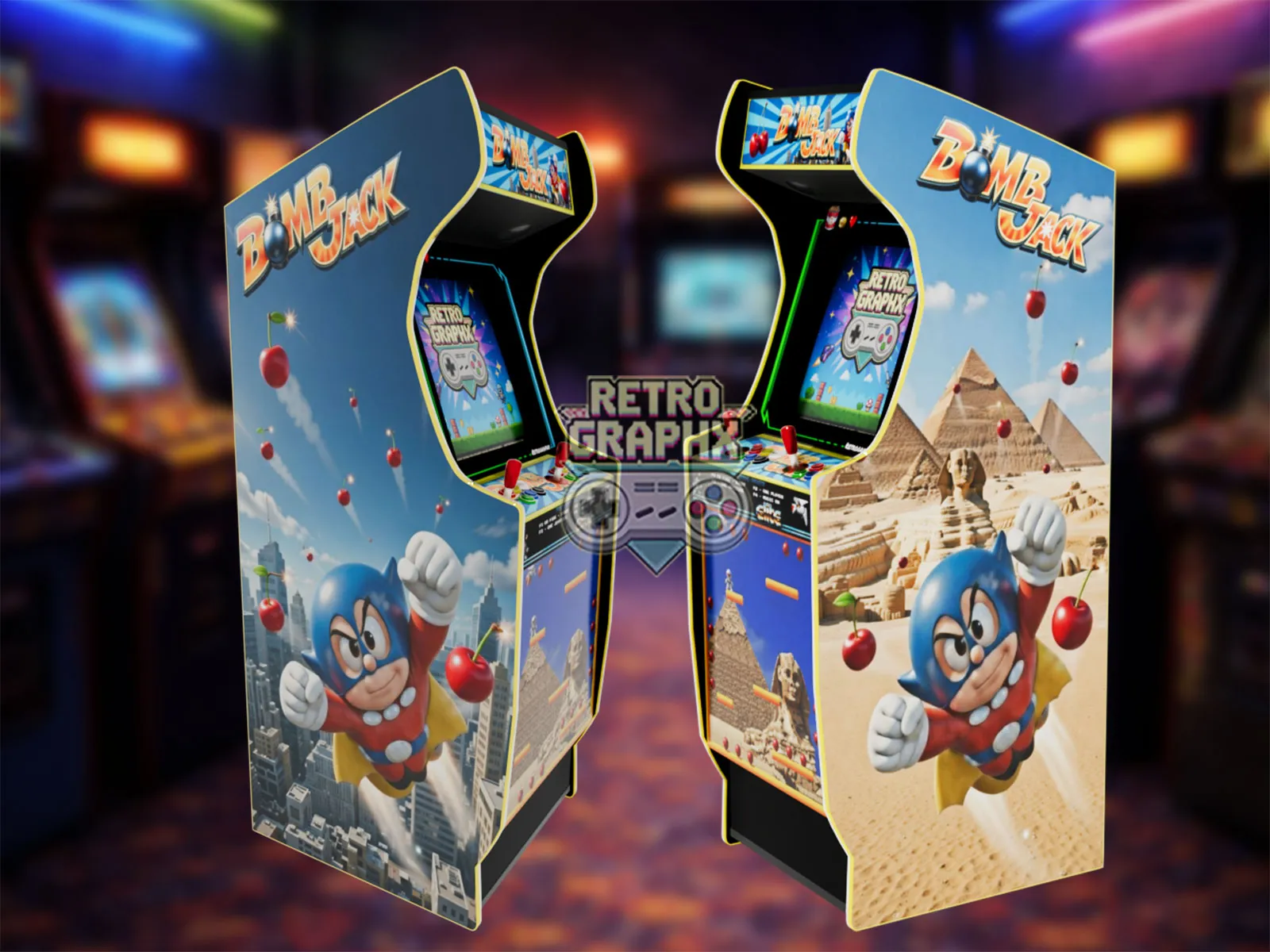 Bombjack | Euro Edition | Fichiers digitaux pour borne d'arcade - PDF PSD